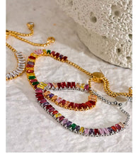 Load image into Gallery viewer, Asaih 18K Gold Multicoloured Bracelet - Unique Designer Jewelry