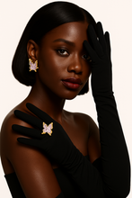 Load image into Gallery viewer, Dahria Limited Edition Purple Resin Butterfly Earrings -Handcrafted