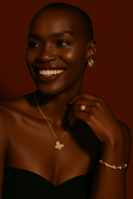 Load image into Gallery viewer, Awa Gold Freshwater Pearl Geometric Cuff  Bracelet - Nature Inspired Elegant Jewelry