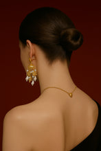 Load image into Gallery viewer, Maude Sea Shells Drop Dangle Earrings - Beach Style Statement Jewelry