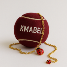 Load image into Gallery viewer, Luma Ladybug Enamel Gold Statement Necklace