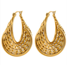 Load image into Gallery viewer, Evira 14K Gold Hoop Earrings - Delicate Elevated Jewelry