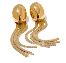 Load image into Gallery viewer, Kayde Long Tassel Drop Earrings for Women - Statement Jewelry