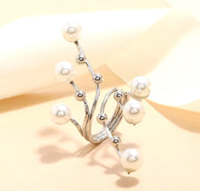 Load image into Gallery viewer, Liora Branch &amp; Pearl Statement Ring