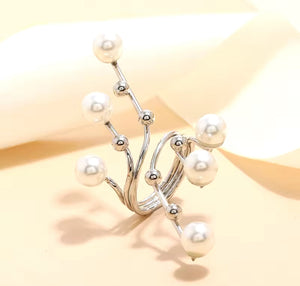 Liora Branch & Pearl Statement Ring