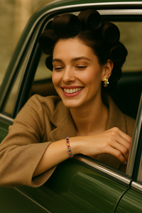 Asaih 18K Gold Multicoloured Bracelet - Unique Designer Jewelry