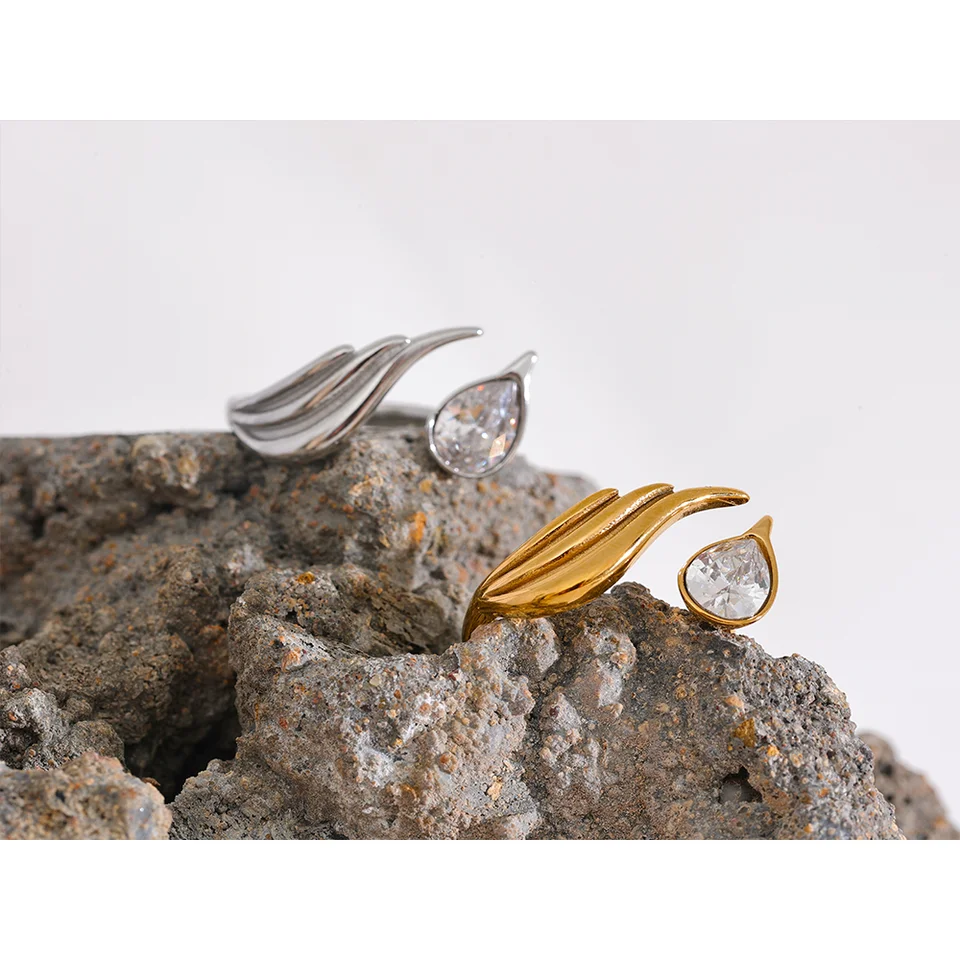 Kirah Gold/ Silver Plated Ring with Adjustable Opening