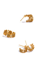 Load image into Gallery viewer, Mayou Mini Gold Hoop Earrings