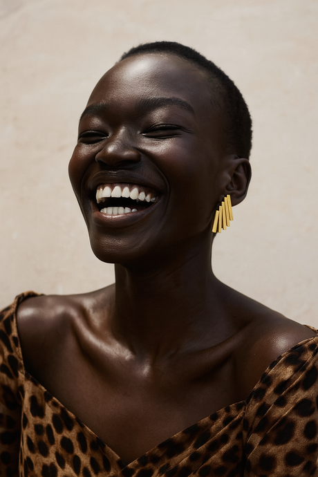 Sade Cascade Gold Earrings