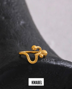 Sofieze Gold Plated Ring with adjustable opening