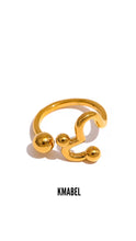Charger l&#39;image dans la galerie, Sofieze Gold Plated Ring with adjustable opening