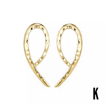 Load image into Gallery viewer, Bohemian Florianne Gold with an exaggerated twist Earrings