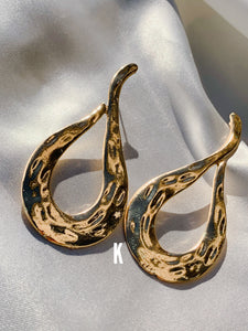 Bohemian Velma Gold Drop Earrings
