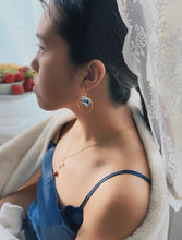 Load image into Gallery viewer, Percy Blue Drop Earrings