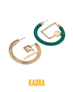 Kaora Asymmetrical Geometric Earrings