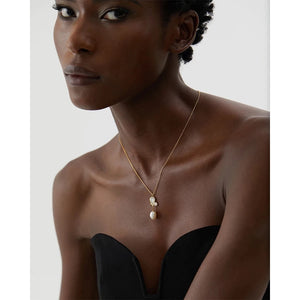 Erika 18K Gold Shaped Geometric necklace Bangle