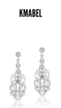 Load image into Gallery viewer, Zuva Rhinestone Bridal/Occasion Earrings