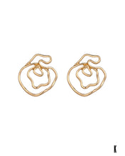 Charger l&#39;image dans la galerie, Sive Golden Abstract  Earrings