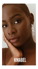 Load image into Gallery viewer, MAKEDA Pearl Gold Statement Earrings