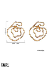 Load image into Gallery viewer, Sive Golden Abstract  Earrings