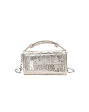 Load image into Gallery viewer, (Pre-order) Gold Embossed Vegan Leather Double-Purse Crossbody Bag